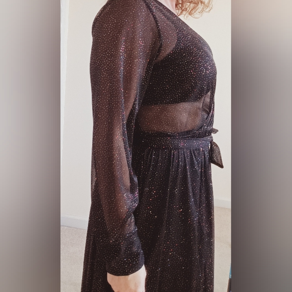 Beautiful Black Sparkled long gown